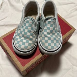 Checkered Vans Slip-On